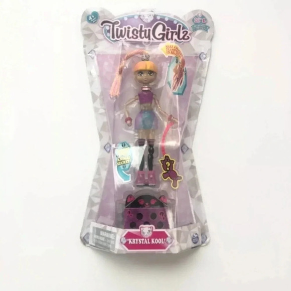 New twisty girlz krystal kool transforming doll to collectible bracelet mystery - Picture 2 of 10